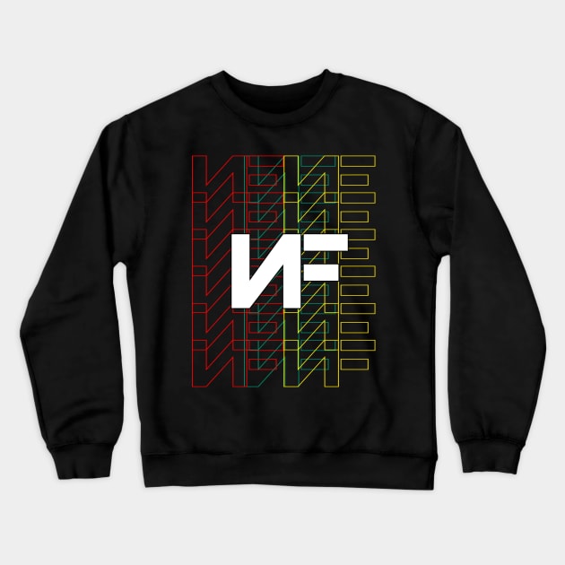 nf line art Crewneck Sweatshirt by bambangbuta